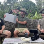 Brave Wilderness Base camp in the field with iodyne Pro Data