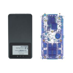 Inside the Smart Drive Pro Mini, X-Ray image of the technological pieces on the inside of the device