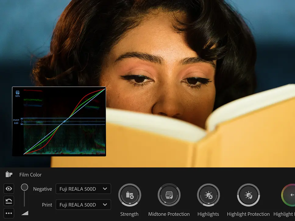 User interface of Adobe Premiere Color Mode